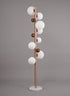 Rome Floor Lamp 8 Light With White Marble Base